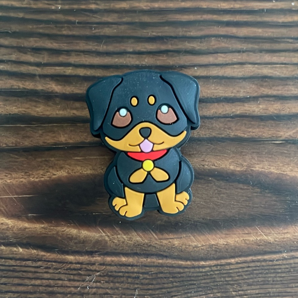 Rottweiler puppy CROCS shoe charm jibbitz